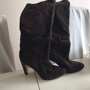 Butter soft brown suede boots